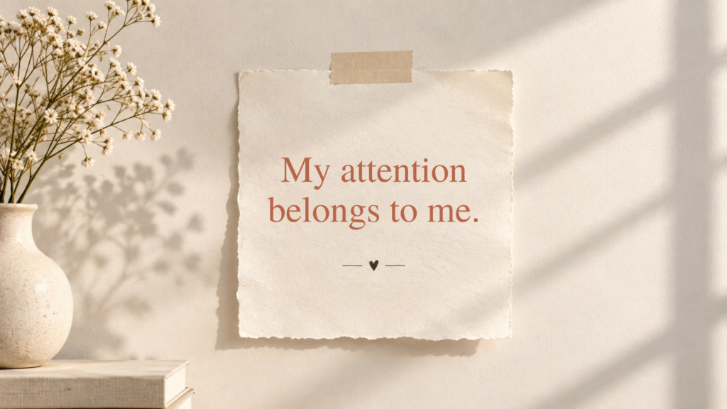 My Attention Belongs to Me